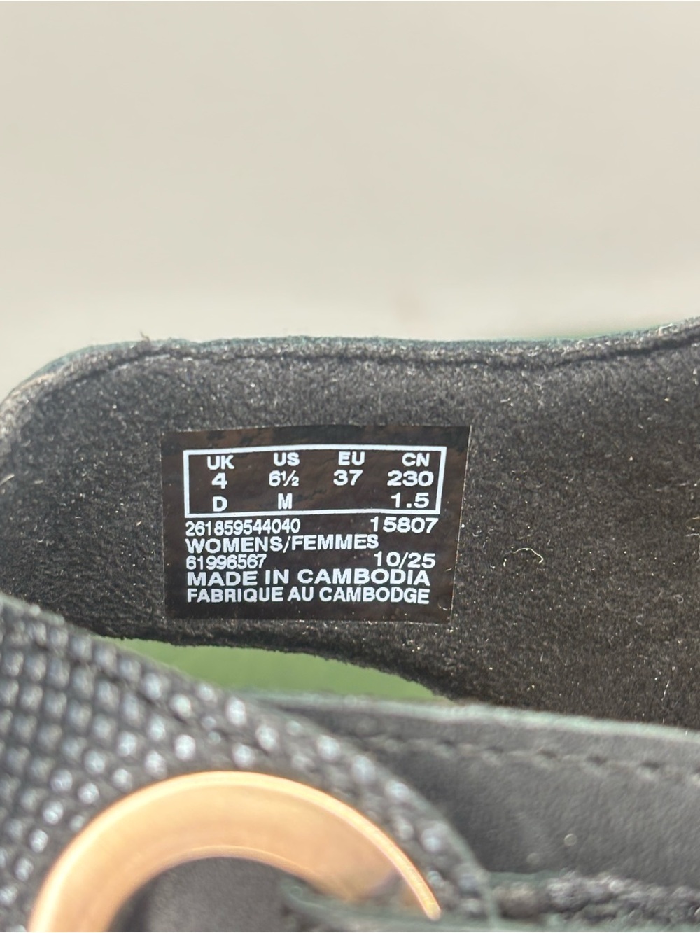 Clarks Kidiki Sun Black Wedge Sandals Size 6.5 NWT New - Picture 6 of 6